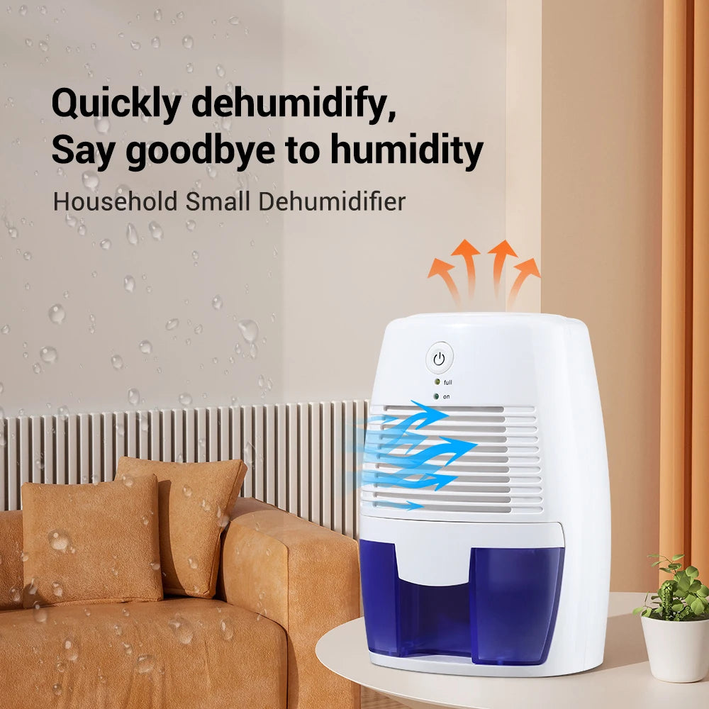 Mini Mute Dehumidifier: Home Moisture Absorber for Bedroom & Kitchen