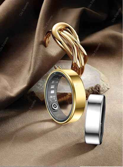 Aura Smart Health Ring: Heart rate, Blood Oxygen & Sleep quality metrics Monitor | Waterproof