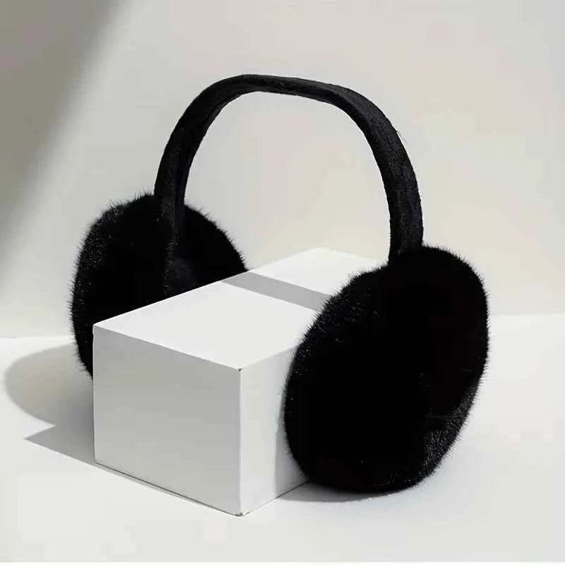 Plush Winter Earmuffs for Men & Women | Solid Soft Ear Warmer
