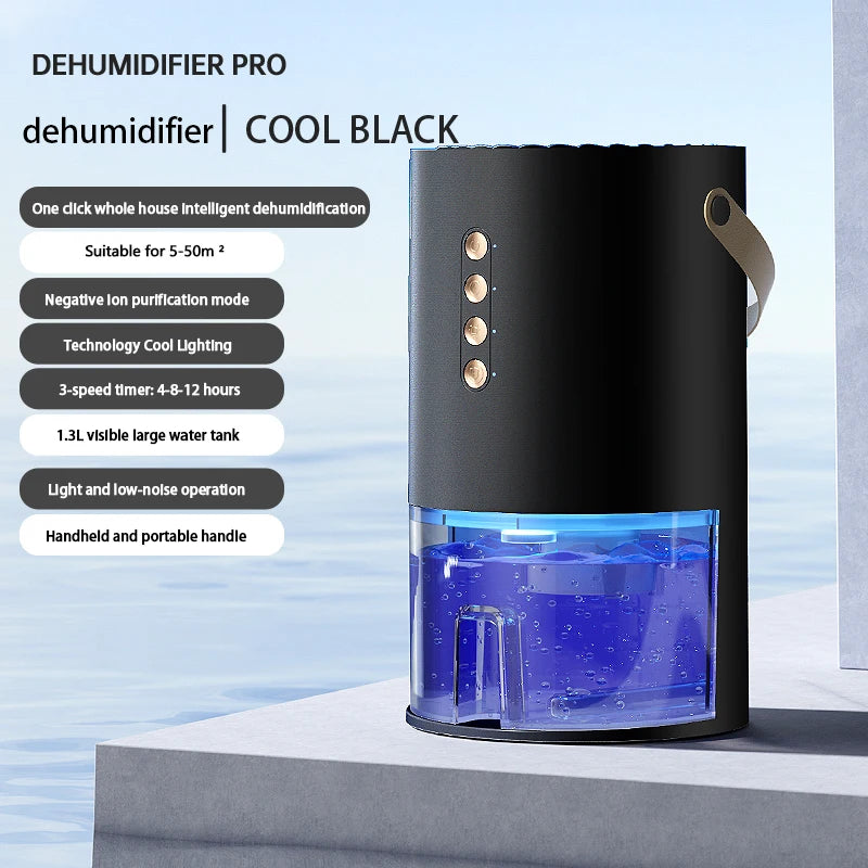Smart Air Dehumidifier for Home Office - Negative Ion Mold Removal