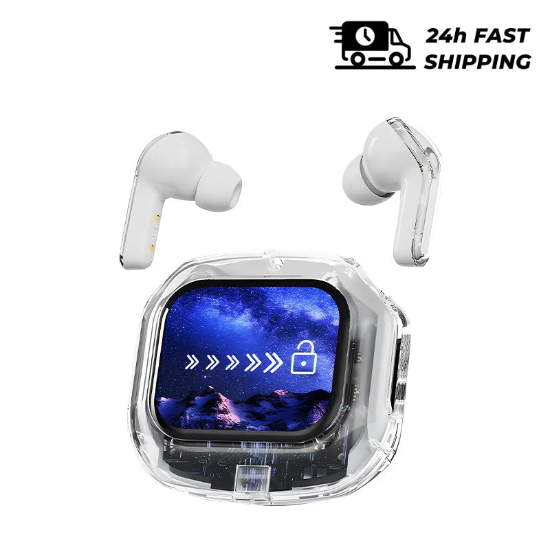 Translation Headphones with Multifunction Touch Screen Smart Wireless Bluetooth Earphone HiFi Audio Quality Business Earbud - VaultHaus