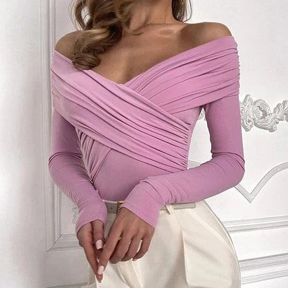 Sexy Off Shoulder Bodysuit for Trendy Looks - VaultHaus