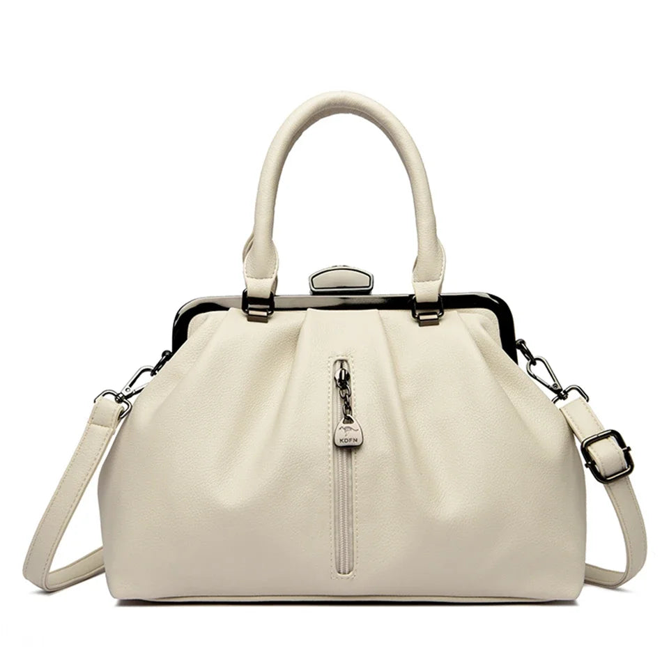 Women's High Quality PU Leather Handbag - Stylish Casual Tote