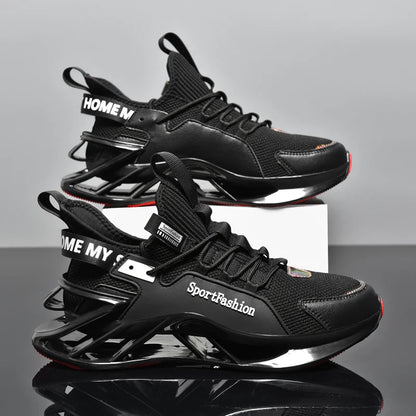Men's Luxury Sneakers with Bold Artistic Design - VaultHaus