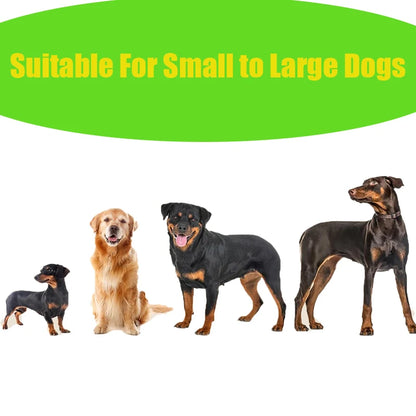 Biodegradable dog poop bags suitable for small to large dogs in various sizes