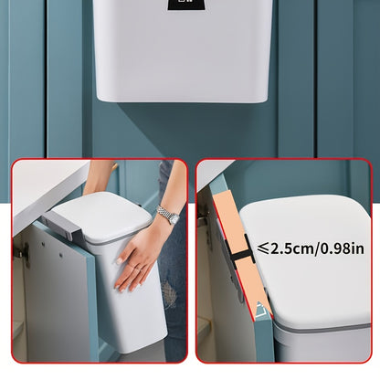 VaultHaus Door Hanging Trash Can designed for easy access and space-saving storage in your kitchen