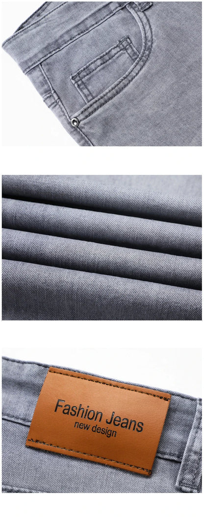 VaultHaus comfortable men's fashion jeans in gray with stylish design and soft fabric