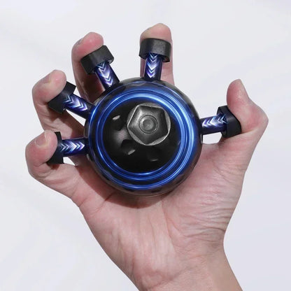 VaultHaus finger grip strengthener for hand therapy with five finger resistance springs