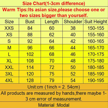 Size chart for VaultHaus handyman dad t-shirt with measurements in centimeters for accurate fit