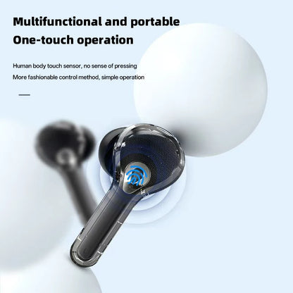 VaultHaus translation headphones with touch screen featuring multifunctional one-touch operation design