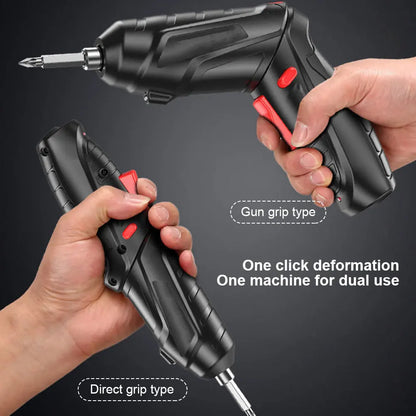 VaultHaus multifunctional household electric drill with dual grip options for versatile use
