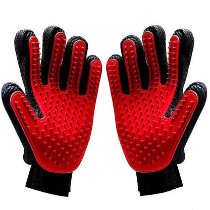 Pet Bath Brush Gloves for Easy Grooming