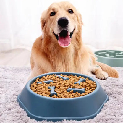 VaultHaus slow feeder Anti-choking dog bowl designed to prevent choking and encourage slower eating