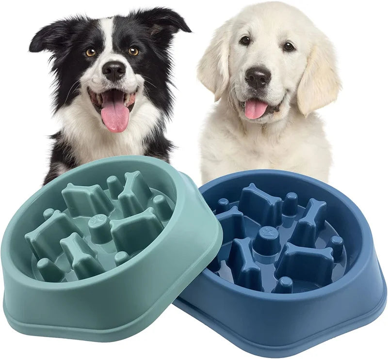 VaultHaus slow feeder Anti-choking dog bowl with unique design to promote slow eating for dogs