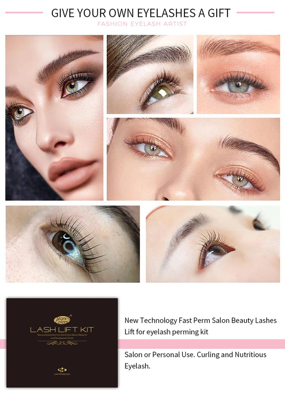 Quick lash lift kit from VaultHaus for enhancing and curling eyelashes at home or in salons