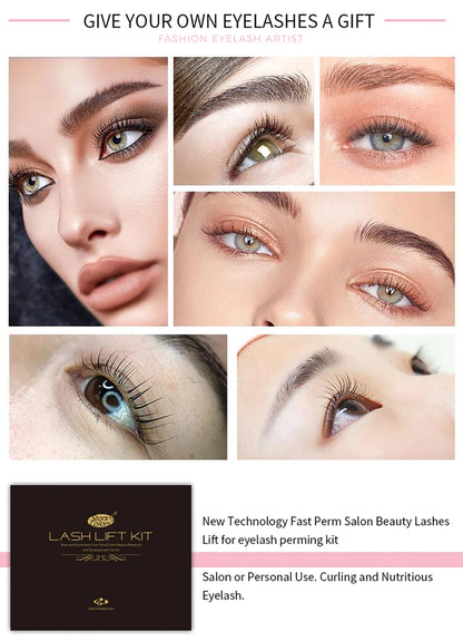 Quick lash lift kit from VaultHaus for enhancing and curling eyelashes at home or in salons