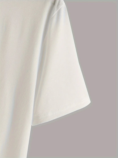 VaultHaus summer cotton slim fit tee in light color with short sleeves for a comfortable look
