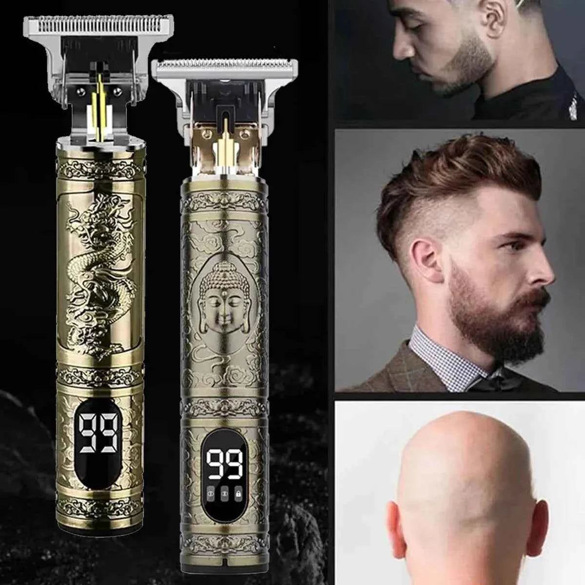 Electric Hair Clipper with LCD Display