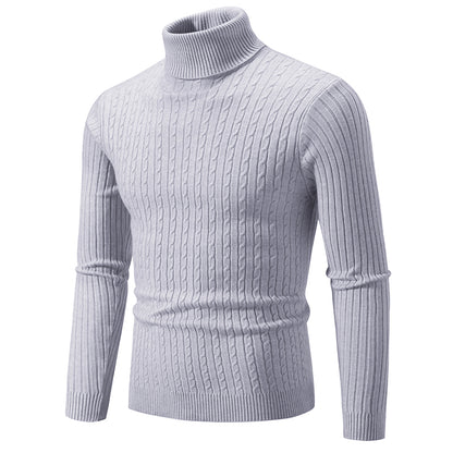 New elegant woolen turtleneck tops in light grey, perfect for casual winter outings and stylish layering