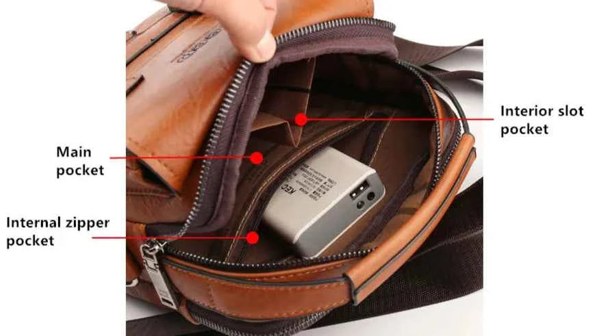 Stylish Business Bags for Men - Leather Messenger