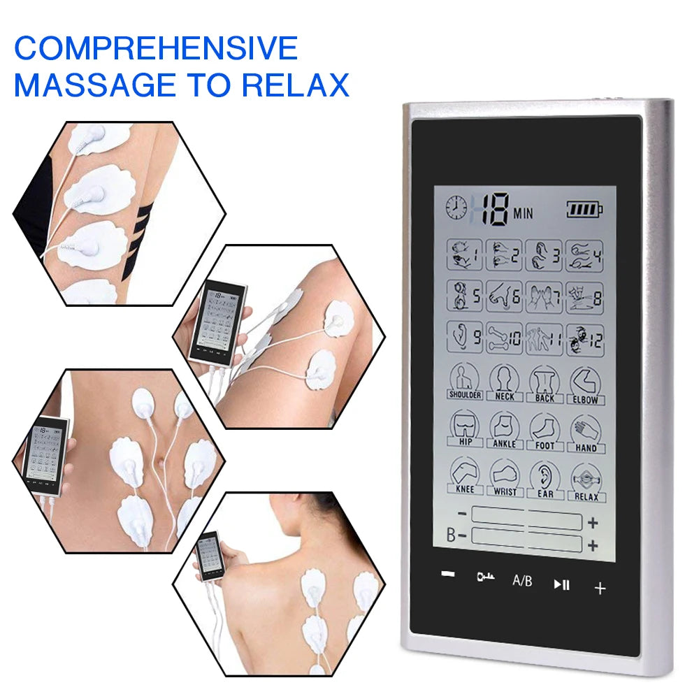 VaultHaus 24 Modes EMS Electric Professional Muscle Stimulation Physiotherapy Body Massager for Relaxation