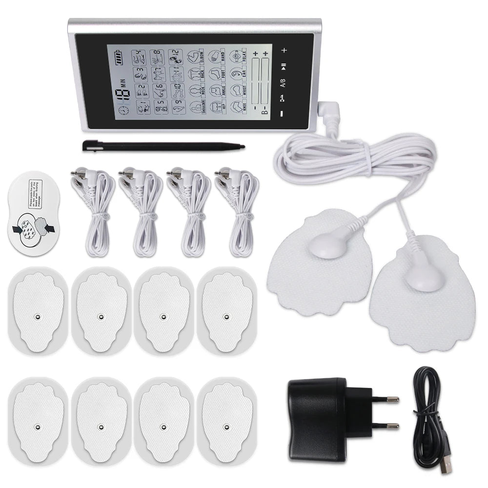 VaultHaus 24 Modes EMS Electric Professional Muscle Stimulation Physiotherapy Body Massager with electrodes and charger