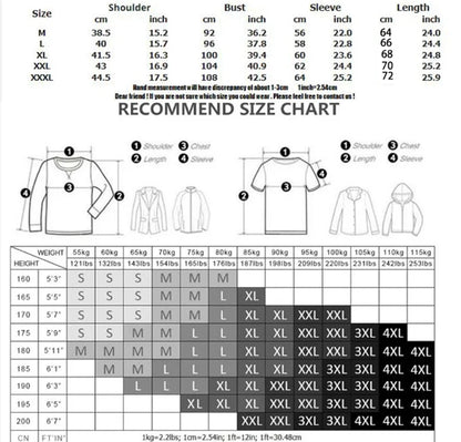 VaultHaus Compression Gym Shirt for Men with Size Chart and Measurement Guidelines