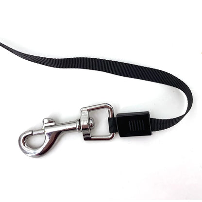 Durable Retractable Dog Leash for All Breeds with a sturdy metal clip for secure attachment