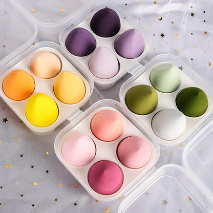 VaultHaus soft makeup sponge set in pastel colors for smooth and flawless application