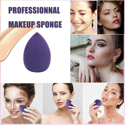 Soft makeup sponge set in various colors for flawless makeup application and blending