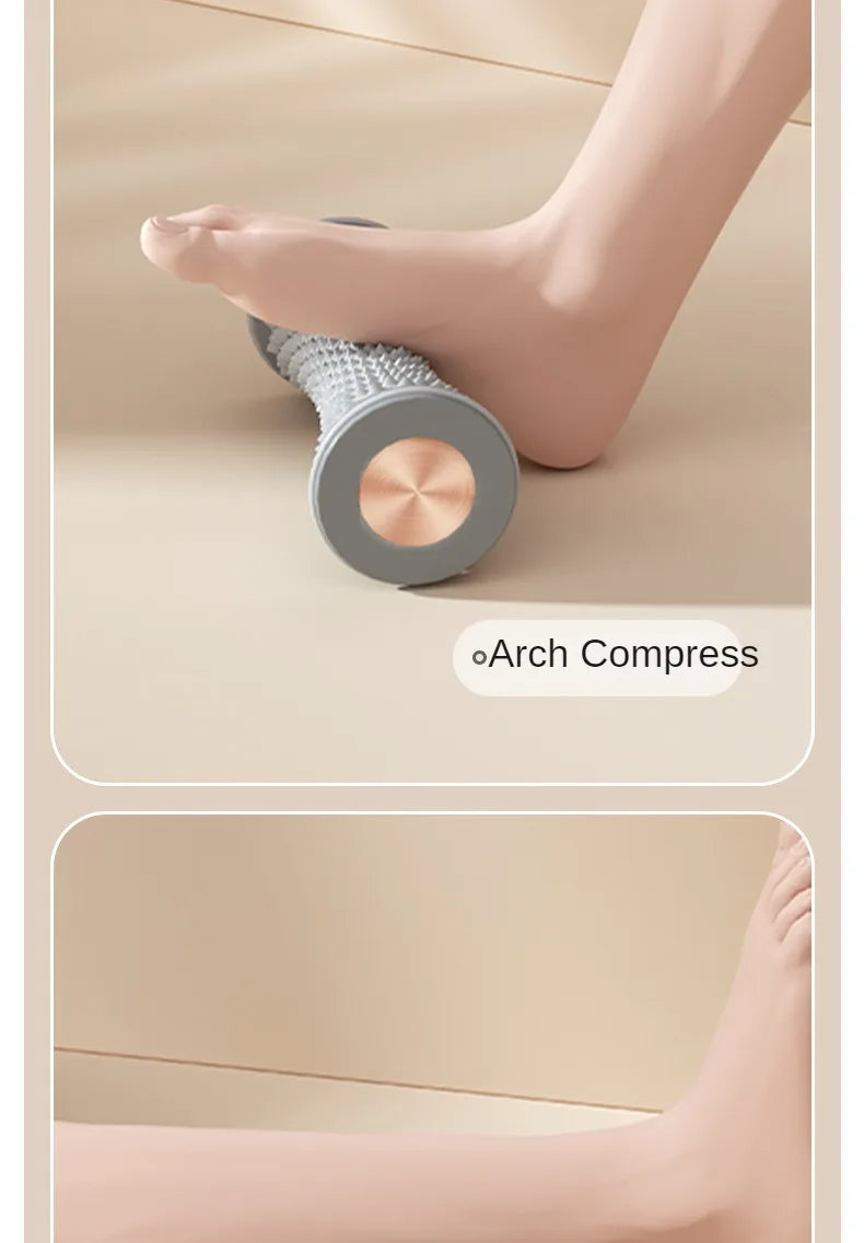 VaultHaus yoga massage roller for feet providing arch compression and relief for tired feet
