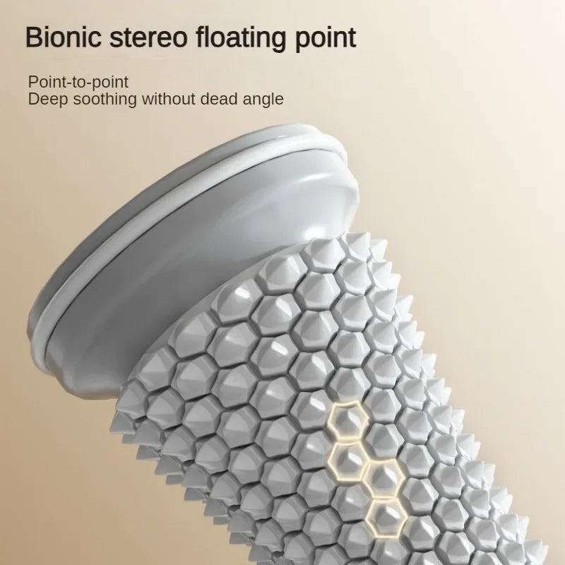 VaultHaus bionic yoga massage roller for feet with honeycomb design for deep soothing relief