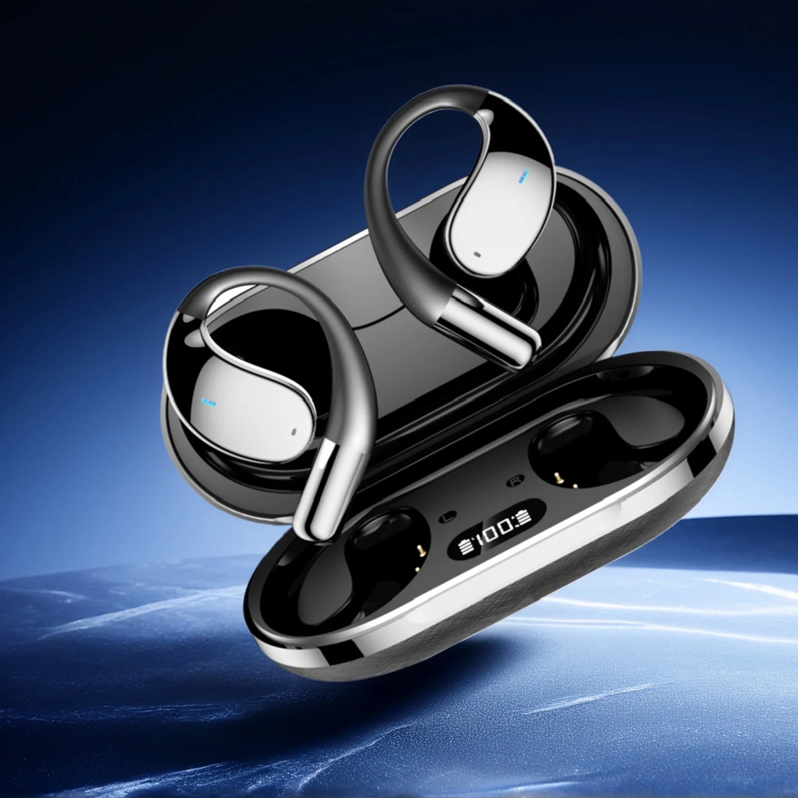 VaultHaus wireless translation earbuds in sleek charging case for effortless communication