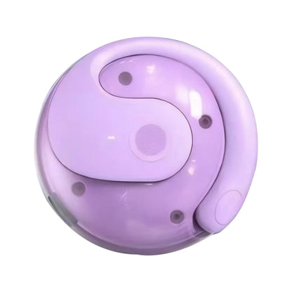 VaultHaus Wireless Translation Earbuds in Purple with Compact Design for Easy Carrying
