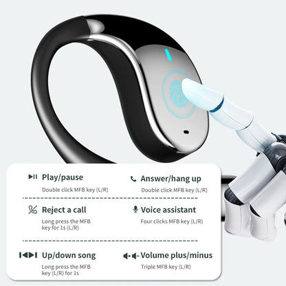 VaultHaus wireless translation earbuds with touch controls for seamless communication